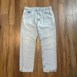Vintage wrangler relaxed fit light wash jeans size 38 x‎ 30